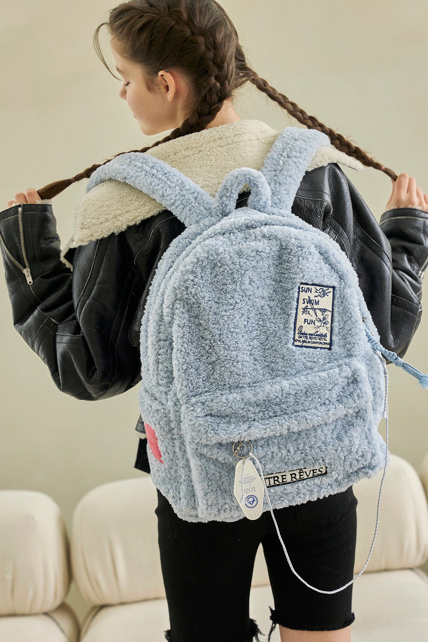 SUN AND FUN BABY BLUE FUR - Entre Reves US